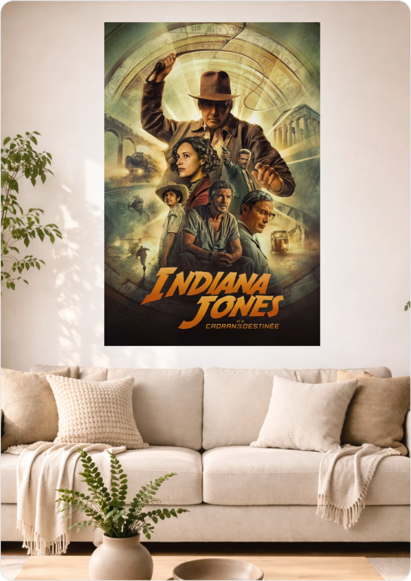 Affiche Indiana Jones et le Cadran de la Destinée – L’Ultime Aventure | Format A3 (29,7 x 42 cm)